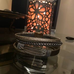 Strappy Boho Bling Wrap Bracelet